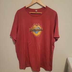 Raymonda Red Short Sleeve Tee with Graphic Design size xl